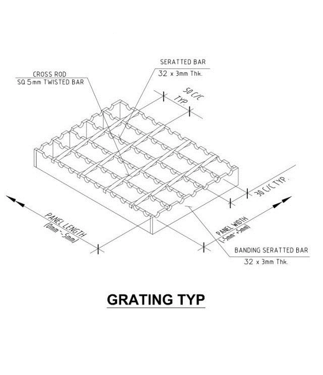 Hot DIP Galvanized Steel Industrial Multiple Type Stair Case Galvanized Stair Tread