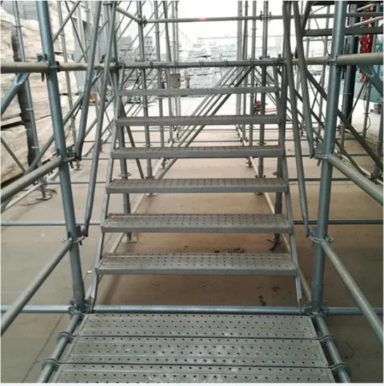 Peldaños de escalera de acero de uso industrial para escaleras de tijera, suministro de fábrica, rejilla de acero, escaleras galvanizadas, peldaño de escalera de acero para exteriores